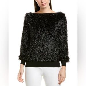 Lafayette 148 New York Womens  Stefana Blouse, Black